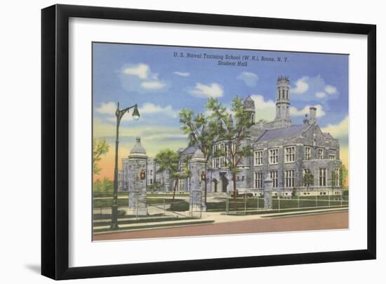 Naval Training School, Bronx, New York-null-Framed Art Print