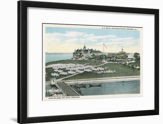 Naval Training Station, Newport, Rhode Island-null-Framed Art Print