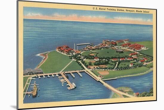 Naval Training Station, Newport, Rhode Island-null-Mounted Art Print