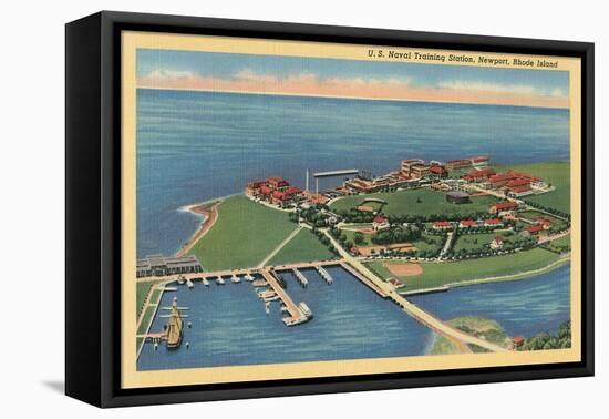 Naval Training Station, Newport, Rhode Island-null-Framed Stretched Canvas