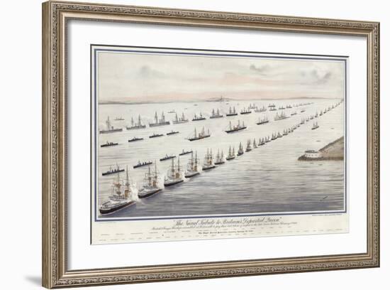 Naval Tribute to Queen Victoria-null-Framed Giclee Print
