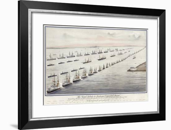 Naval Tribute to Queen Victoria-null-Framed Giclee Print