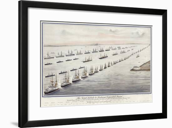 Naval Tribute to Queen Victoria-null-Framed Giclee Print