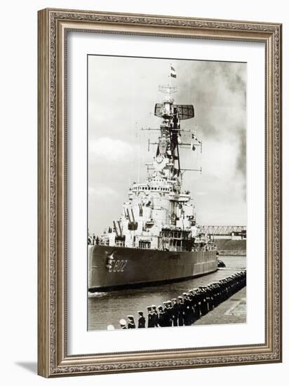 Naval Visit at Emden, Germany-German photographer-Framed Photographic Print