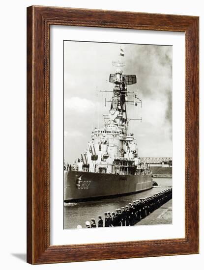 Naval Visit at Emden, Germany-German photographer-Framed Photographic Print