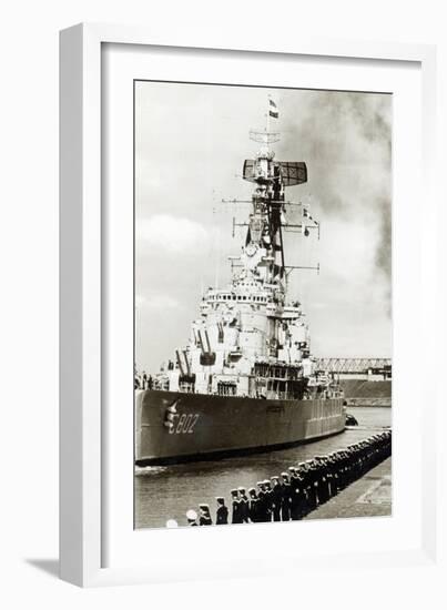 Naval Visit at Emden, Germany-German photographer-Framed Photographic Print