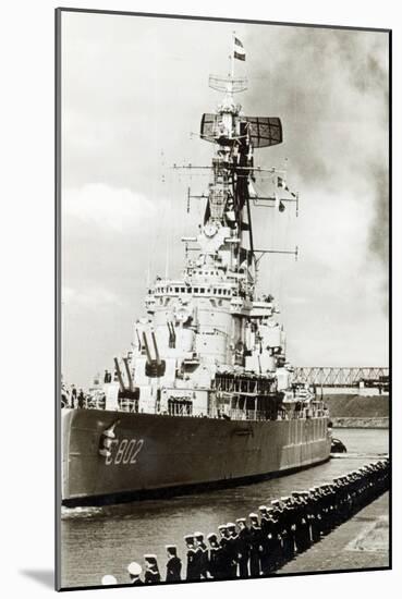 Naval Visit at Emden, Germany-German photographer-Mounted Photographic Print