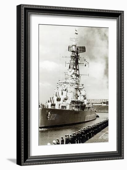 Naval Visit at Emden, Germany-German photographer-Framed Photographic Print