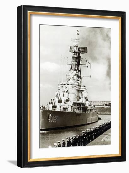 Naval Visit at Emden, Germany-German photographer-Framed Photographic Print