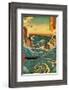 Navaro Rapids, c.1855-Ando Hiroshige-Framed Art Print