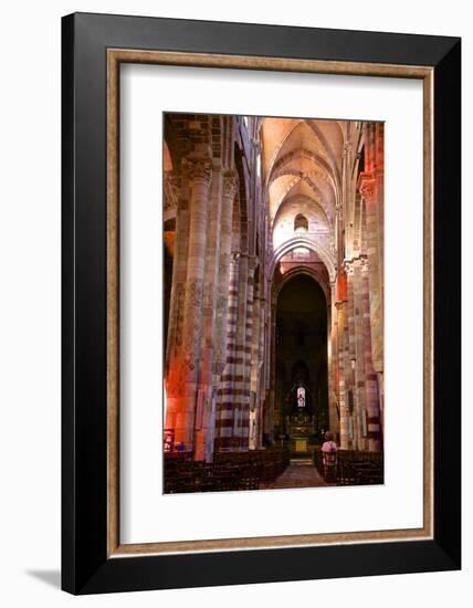 Nave and Columns, Haute Loire-Guy Thouvenin-Framed Photographic Print