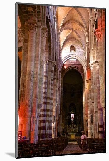 Nave and Columns, Haute Loire-Guy Thouvenin-Mounted Photographic Print