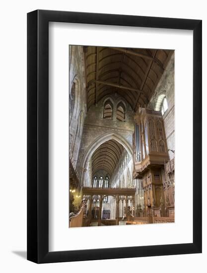 Nave and Organ from the Choir, Dunblane Cathedral, Dunblane, Stirling, Scotland, United Kingdom-Nick Servian-Framed Photographic Print