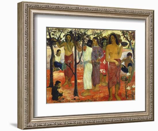 Nave Nave Mahana (Delightful Days), 1896-Paul Gauguin-Framed Giclee Print