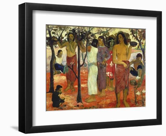 Nave Nave Mahana (Delightful Days), 1896-Paul Gauguin-Framed Giclee Print