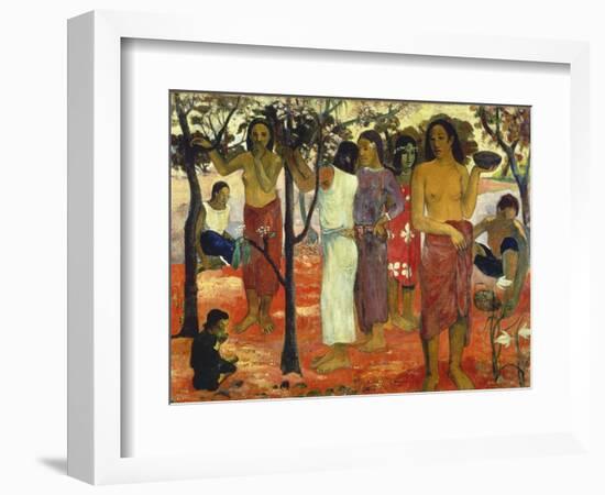 Nave Nave Mahana (Delightful Days), 1896-Paul Gauguin-Framed Giclee Print