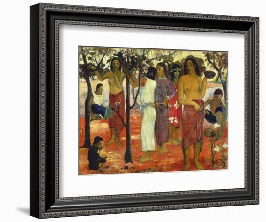 Nave Nave Mahana (Delightful Days), 1896-Paul Gauguin-Framed Giclee Print