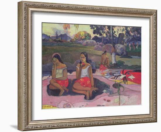 Nave Nave Moe, 1894-Paul Gauguin-Framed Giclee Print