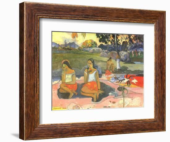 Nave Nave Moe (Delightful Drowsiness), 1894-Paul Gauguin-Framed Giclee Print