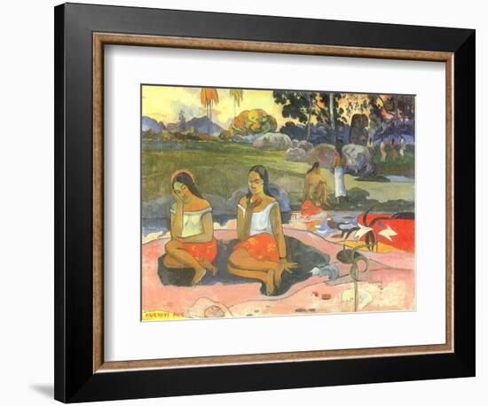 Nave Nave Moe (Delightful Drowsiness), 1894-Paul Gauguin-Framed Giclee Print