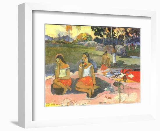 Nave Nave Moe (Delightful Drowsiness), 1894-Paul Gauguin-Framed Giclee Print