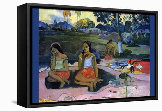 Nave Nave Moe-Paul Gauguin-Framed Stretched Canvas