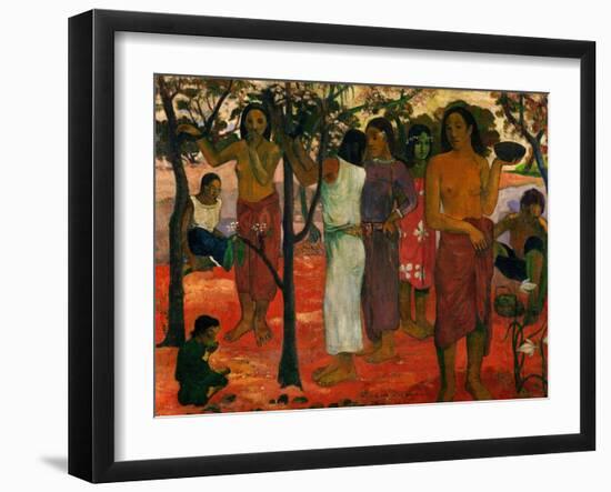 Nave Nave Nahana (Delicious Day), 1896-Paul Gauguin-Framed Giclee Print