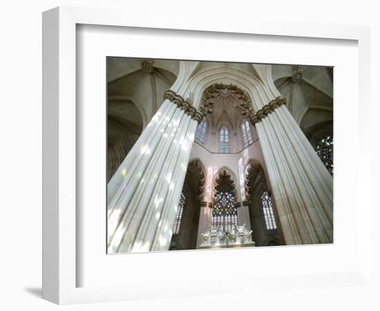 Nave of Abbey of Batalha-Fred de Noyelle-Framed Photographic Print