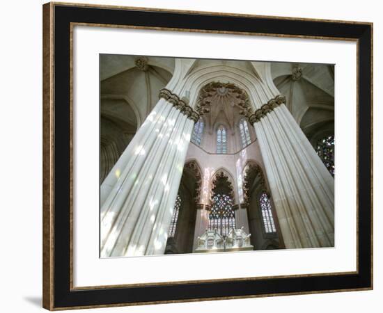 Nave of Abbey of Batalha-Fred de Noyelle-Framed Photographic Print