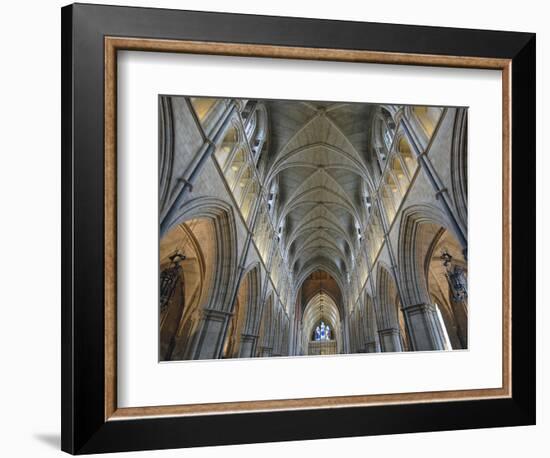 Nave of Southwark Cathedral in London-Bo Zaunders-Framed Photographic Print