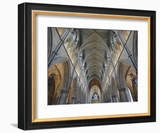 Nave of Southwark Cathedral in London-Bo Zaunders-Framed Photographic Print