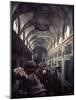 Nave of St. Peter's Church in Salzburg Where Mozart's " C Minor Mass" Was First Performed-Gjon Mili-Mounted Photographic Print