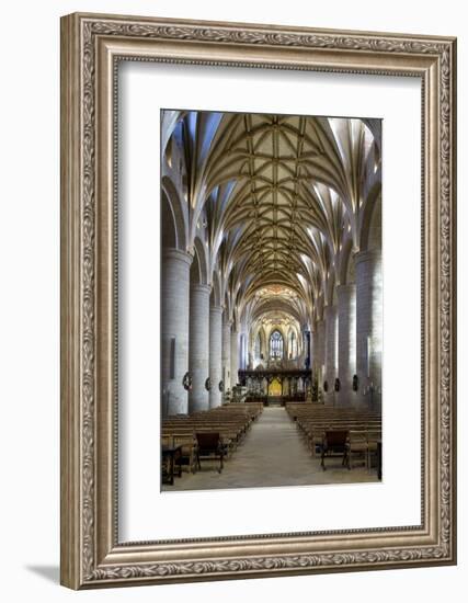 Nave of Tewkesbury Abbey (Abbey Church of St. Mary the Virgin)-Stuart Black-Framed Photographic Print