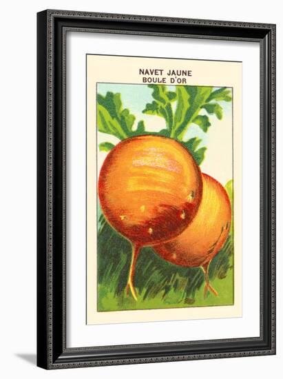 Navet Jaune Boule D'or-null-Framed Art Print