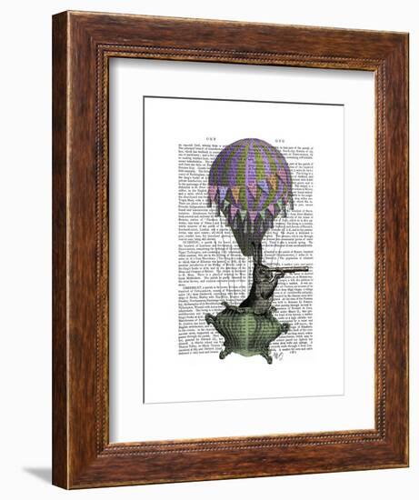 Navigating Rabbit-Fab Funky-Framed Art Print