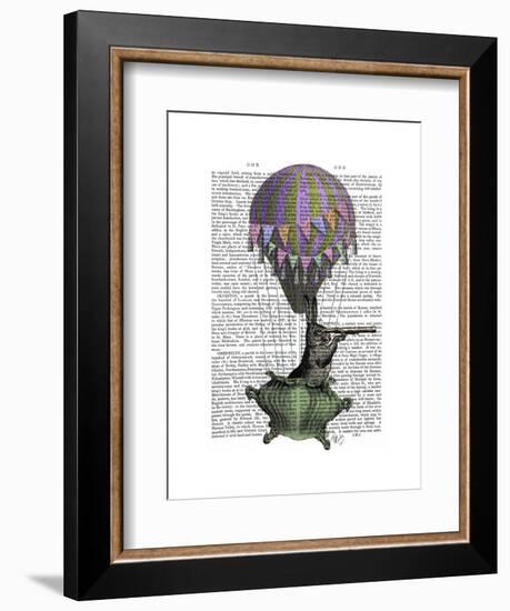 Navigating Rabbit-Fab Funky-Framed Art Print