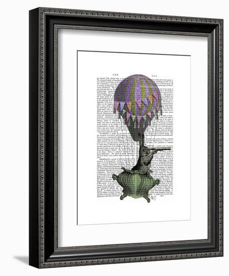 Navigating Rabbit-Fab Funky-Framed Art Print