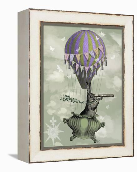 Navigating Rabbit-Fab Funky-Framed Stretched Canvas