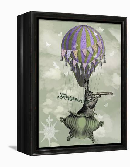 Navigating Rabbit-Fab Funky-Framed Stretched Canvas