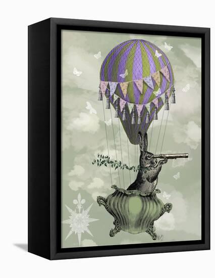 Navigating Rabbit-Fab Funky-Framed Stretched Canvas