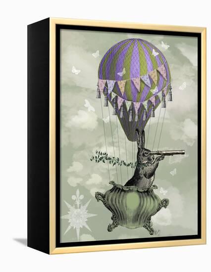 Navigating Rabbit-Fab Funky-Framed Stretched Canvas