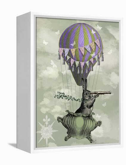 Navigating Rabbit-Fab Funky-Framed Stretched Canvas