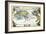 Navigationes Precipae Europorum Ad Exteras Nationes; Navigational Map of the World-Heinrich Scherer-Framed Art Print