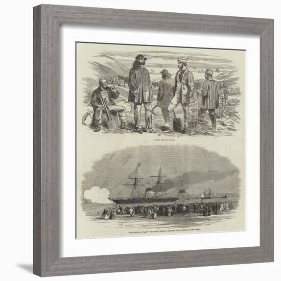 Navvies for the Crimea-Edwin Weedon-Framed Giclee Print