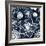 Navy Cascade I-Megan Meagher-Framed Art Print