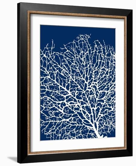 Navy Coral I-Sabine Berg-Framed Art Print