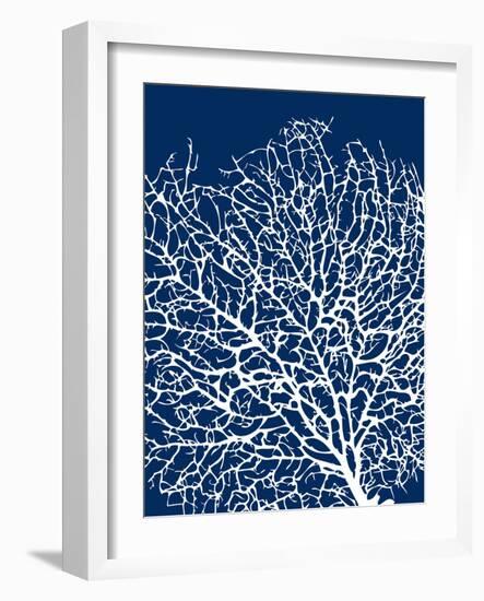 Navy Coral I-Sabine Berg-Framed Art Print