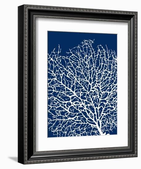 Navy Coral I-Sabine Berg-Framed Premium Giclee Print