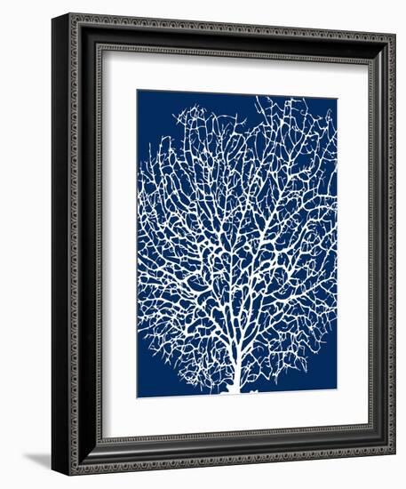 Navy Coral II-Sabine Berg-Framed Premium Giclee Print