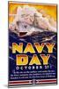 Navy Day October 27th Poster-Matt Murphey-Mounted Giclee Print